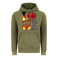 Vintage Olive firefighter love Vintage Hoodie - Artiststas