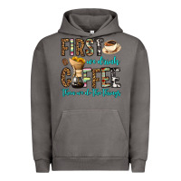 Pigment Tornado first we drink coffee then we do the things Urban Hoodie - OliviaCreatesArt