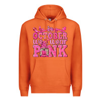 Carrot In October We Wear Pink with Gnome Premium Hoodie - texasbilliewilder