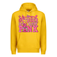 Lemon In October We Wear Pink with Gnome Premium Hoodie - texasbilliewilder