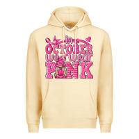 Pina Colada In October We Wear Pink with Gnome Premium Hoodie - texasbilliewilder