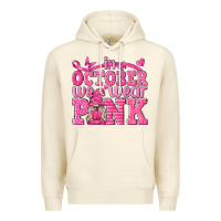 Sandshell In October We Wear Pink with Gnome Premium Hoodie - texasbilliewilder
