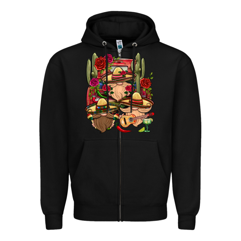 Mexican Gnomies Truck Zipper Hoodie by BundleAndBundleShop | Teevron