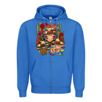 True Royal Mexican Gnomies Truck Zipper Hoodie - BundleAndBundleShop