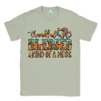 Matcha Thankful Blessed And Kind Of A Mess Classic Tee - CowhideDigitalArt