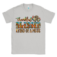 Moon Dust Thankful Blessed And Kind Of A Mess Classic Tee - CowhideDigitalArt