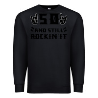 Black 50 Birthday Rock Premium Sweatshirt - Bettercallsaul