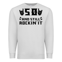 Dove Grey 50 Birthday Rock Premium Sweatshirt - Bettercallsaul