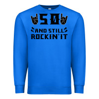 True Royal 50 Birthday Rock Premium Sweatshirt - Bettercallsaul