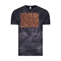 Cloud Black leopard with pink glitter Vintage Tee - Artiststas