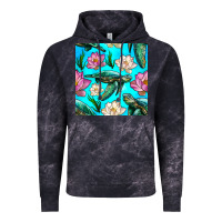Cloud Black sea turtle seamless pattern Vintage Hoodie - BundleAndBundleShop