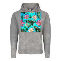 Cloud Rock sea turtle seamless pattern Vintage Hoodie - BundleAndBundleShop
