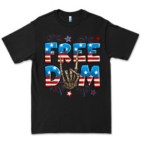 Black Freedom rock hand Premium Tee - Neo Western