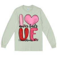 Matcha love never fails valentine s day Long Sleeve Tee - MaliasSmallBusiness