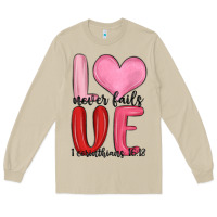 Mushroom love never fails valentine s day Long Sleeve Tee - MaliasSmallBusiness