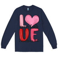 Navy love never fails valentine s day Long Sleeve Tee - MaliasSmallBusiness