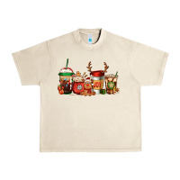 Sandshell Reindeer Christmas Coffee Cups Urban Heavy Tee - Jasminsmagicworld