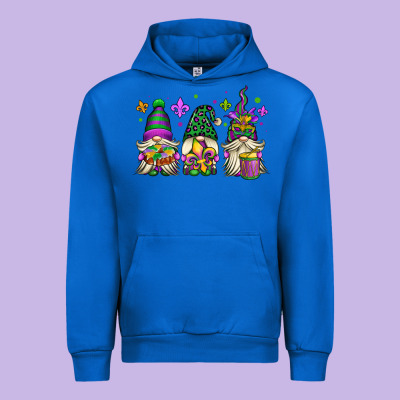 Mardi Gras Gnomes Urban Hoodie Designed By Oliviacreatesart