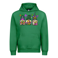 Emerald mardi gras gnomes Urban Hoodie - OliviaCreatesArt