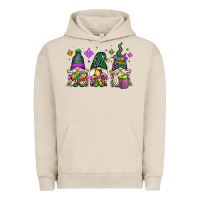 Pigment French Oak mardi gras gnomes Urban Hoodie - OliviaCreatesArt