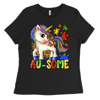 Black au some unicorn Ladies Tee - Zillion Design Studio