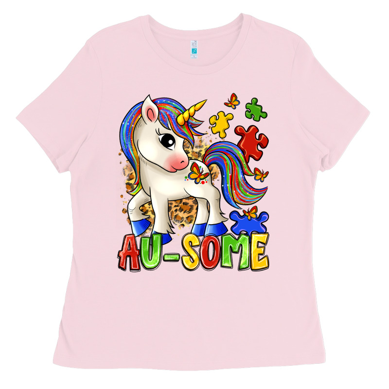 Au Some Unicorn Ladies Tee by Zillion Design Studio | Teevron