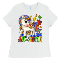 White au some unicorn Ladies Tee - Zillion Design Studio