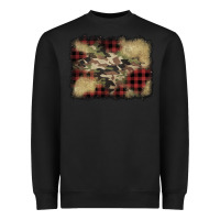 Black buffalo plaid christmas camouflage glitter background Heavyweight Sweatshirt - Jasminsmagicworld