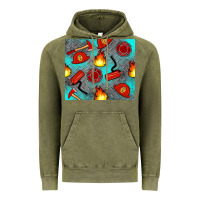 Vintage Olive firefighter equipment Vintage Hoodie - Artiststas