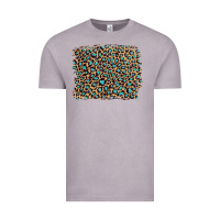 Leopard With Turquoise Glitter Vintage Tee | Teevron