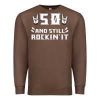 Chestnut 50 birthday rock whitw Premium Sweatshirt - Bettercallsaul