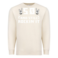 Sandshell 50 birthday rock whitw Premium Sweatshirt - Bettercallsaul