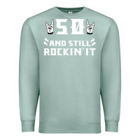 Seafoam 50 birthday rock whitw Premium Sweatshirt - Bettercallsaul