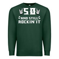 Sports Green 50 birthday rock whitw Premium Sweatshirt - Bettercallsaul