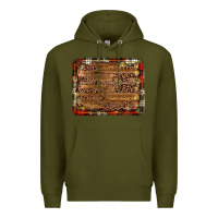 Army Green christmas background Premium Hoodie - JahusDesignShop