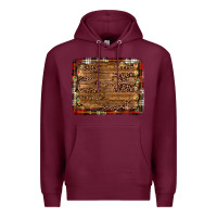 Burgundy christmas background Premium Hoodie - JahusDesignShop