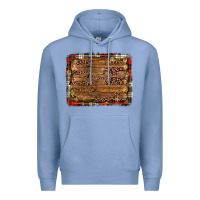 Colony Blue christmas background Premium Hoodie - JahusDesignShop