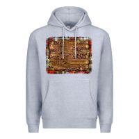 Heather Grey christmas background Premium Hoodie - JahusDesignShop