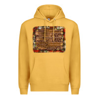 Mustard christmas background Premium Hoodie - JahusDesignShop