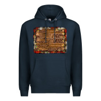 Navy christmas background Premium Hoodie - JahusDesignShop