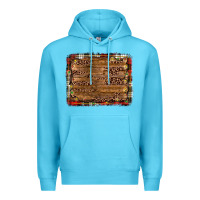 Ocean Blue christmas background Premium Hoodie - JahusDesignShop