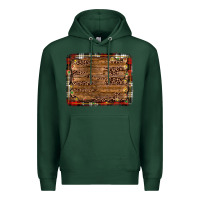 Sports Green christmas background Premium Hoodie - JahusDesignShop