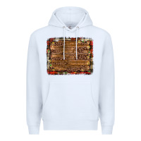 White christmas background Premium Hoodie - JahusDesignShop