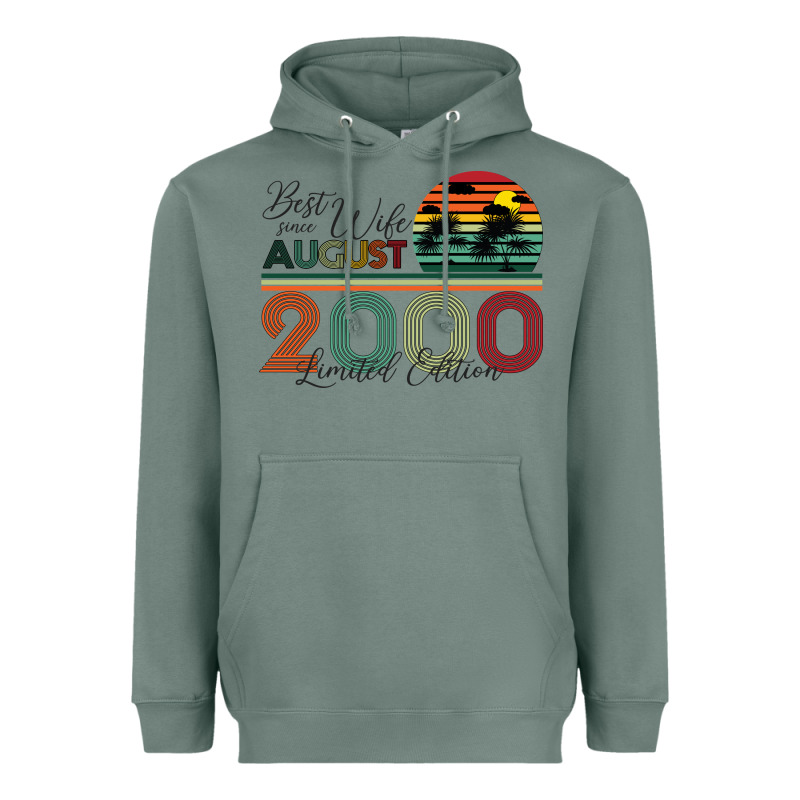 Best Wife Since August 2000 Limited Edition Heavyweight Hoodie by Bettercallsaul | Teevron