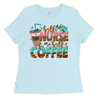 Half Nurse Half Coffee Ladies Tee | Teevron