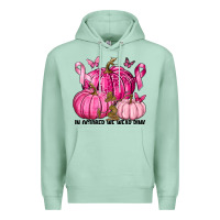 Seafoam In October We Wear Pink with Pumpkin Premium Hoodie - texasbilliewilder