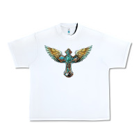 White western cross wings Urban Heavy Tee - BarkalooDesign