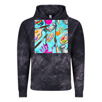 Cloud Black find art class seamless pattern Vintage Hoodie - BundleAndBundleShop