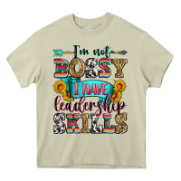 Mossy i'm not bossy i have leadership skills Heavy Core Tee - Zillion Design Studio