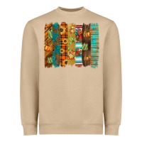 Mushroom thanksgiving brushstroke Heavyweight Sweatshirt - BarkalooDesign